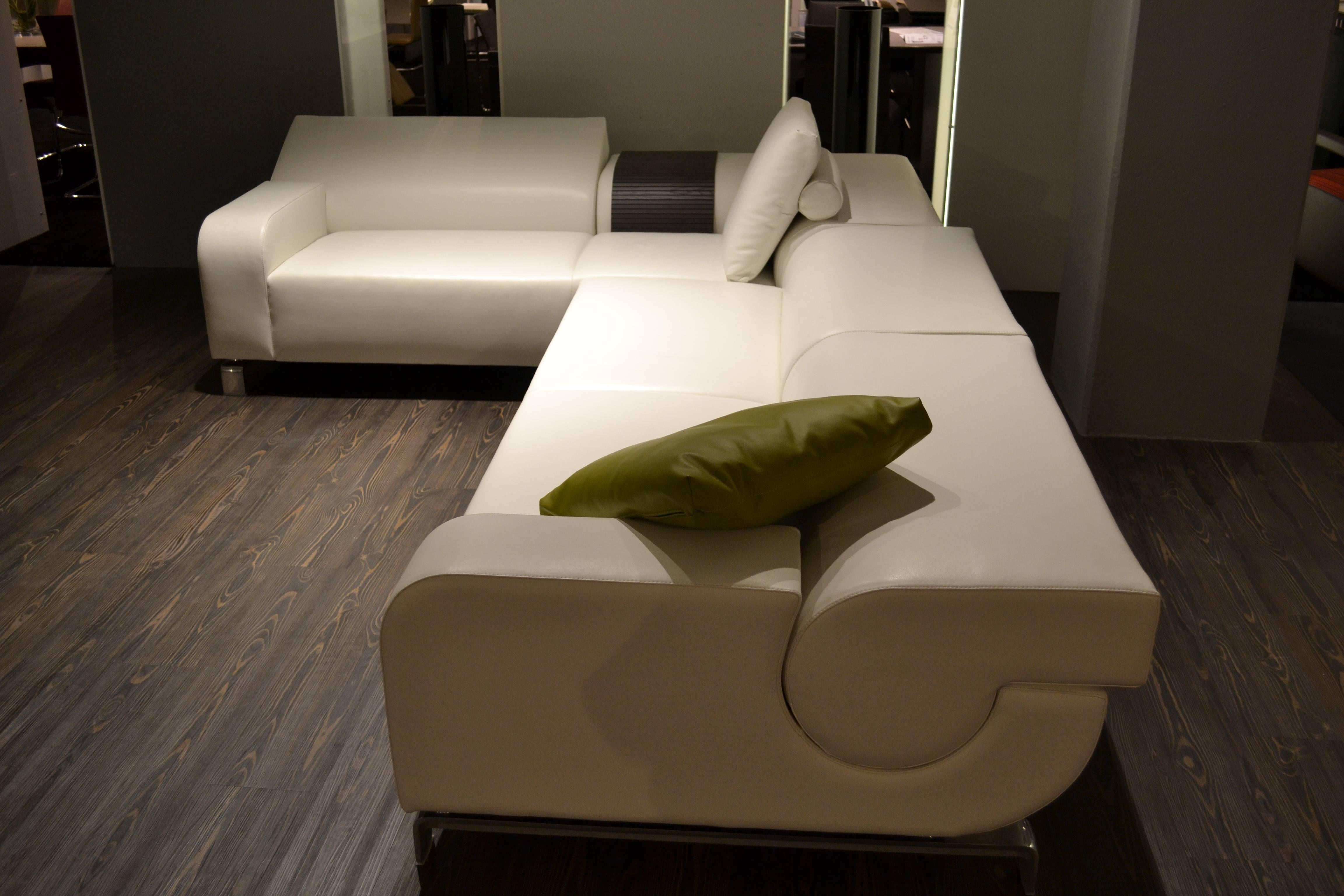 Modern Corner Sofa B-Flat by the Dutch Manufacture Leolux For Sale