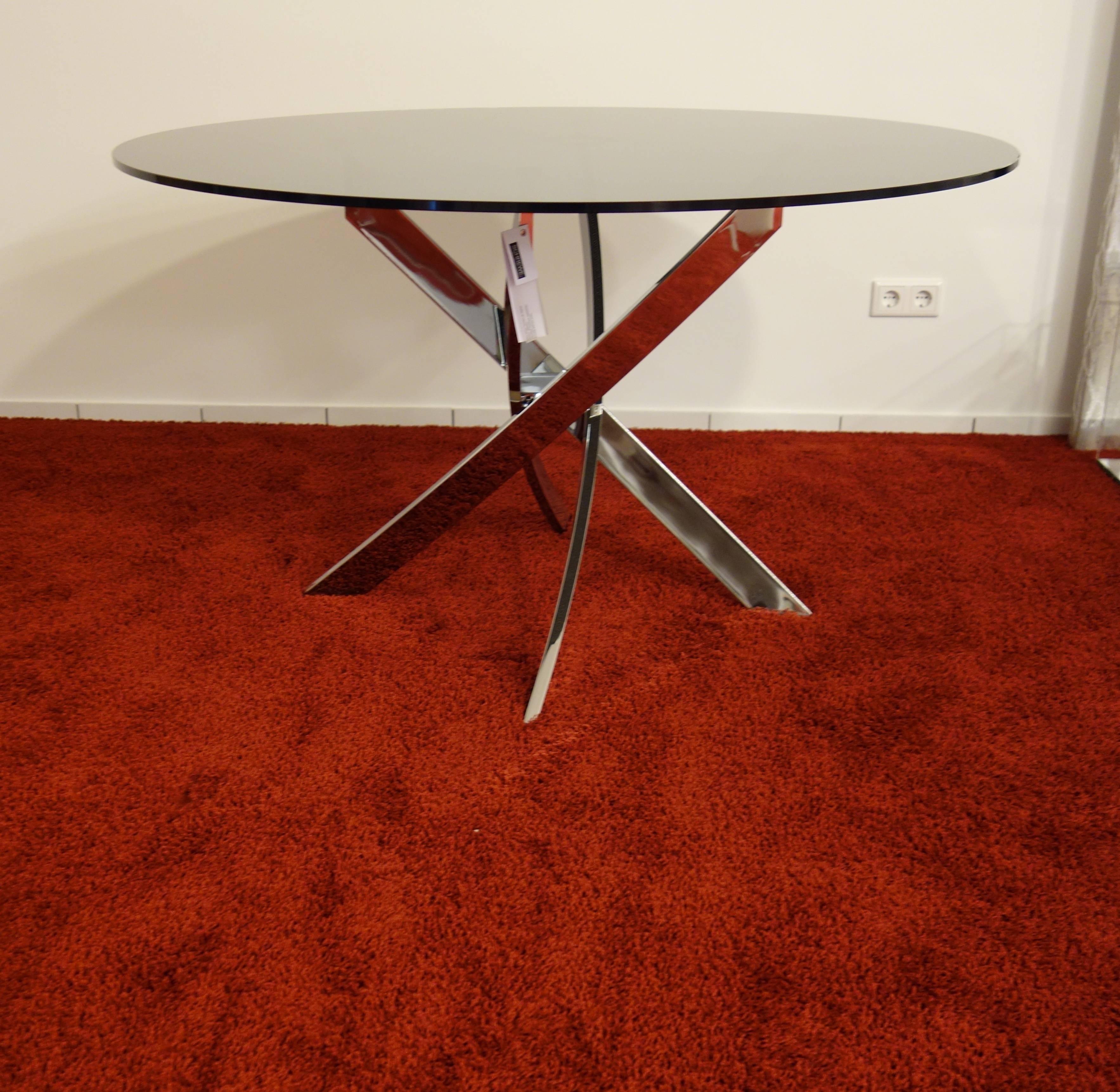 Modern 21st Century Dining Table and Stools Vanity by Italian Manufacture Bontempi For Sale