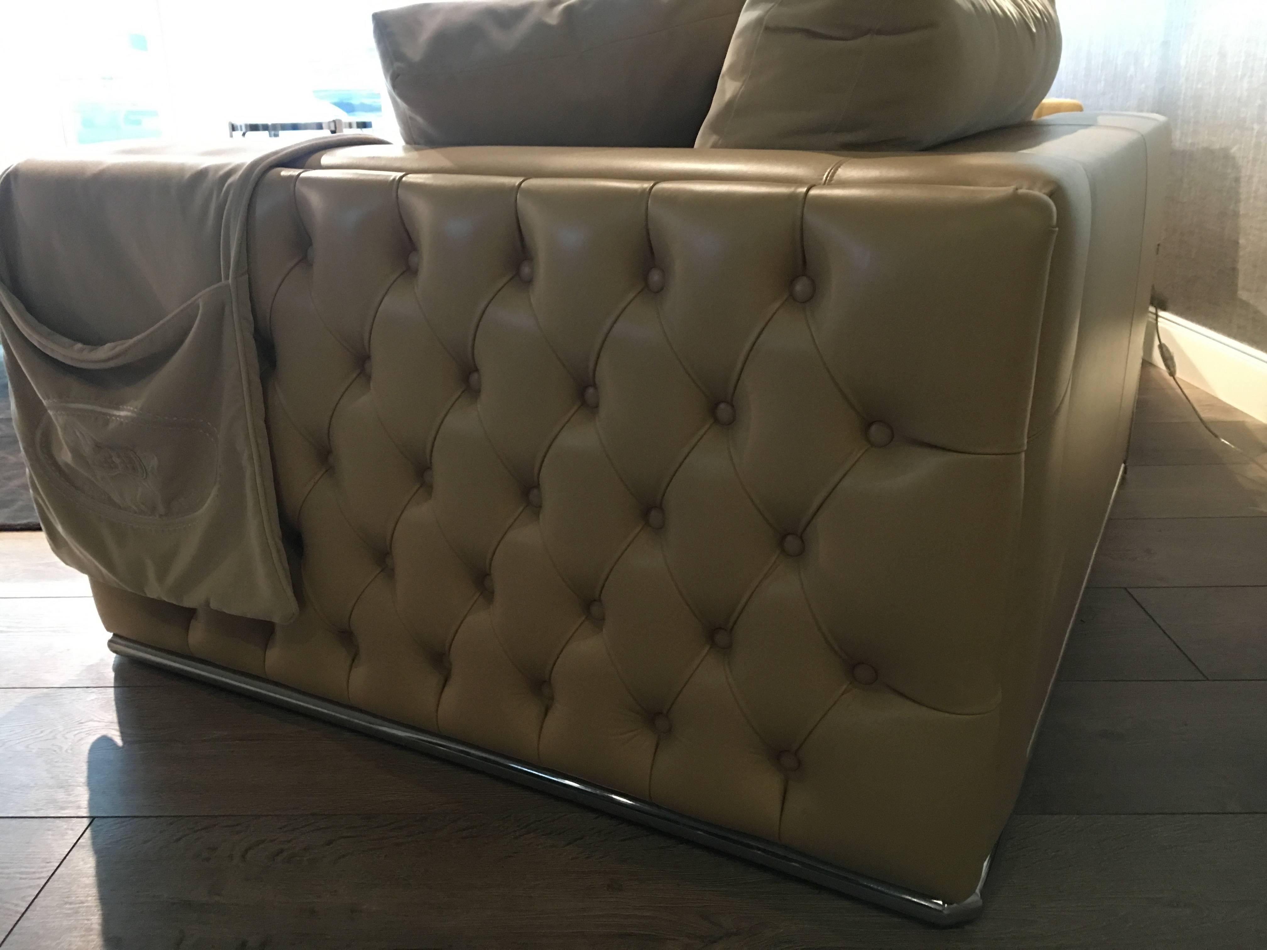 fendi leather sofa