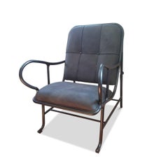 Armchair "Gardenias" by Manufacturer BD Barcelona in Leather and Aluminum