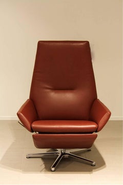 Armchair "WK 680 Tipo" by Manufacturer WK Wohnen with 100% Genuine Leather