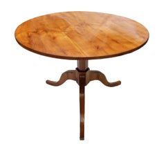 Biedermeier Dining Room Set, One Table, Two Armchairs, Two Chairs