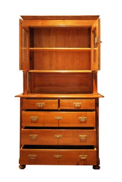 Art Nouveau Cherry Wood Buffet / Kitchen Cabinet from Germany