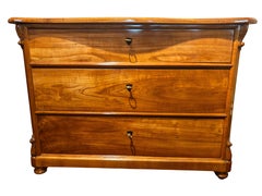 German Biedermeier Solid Cherrywood Commode, circa 1840