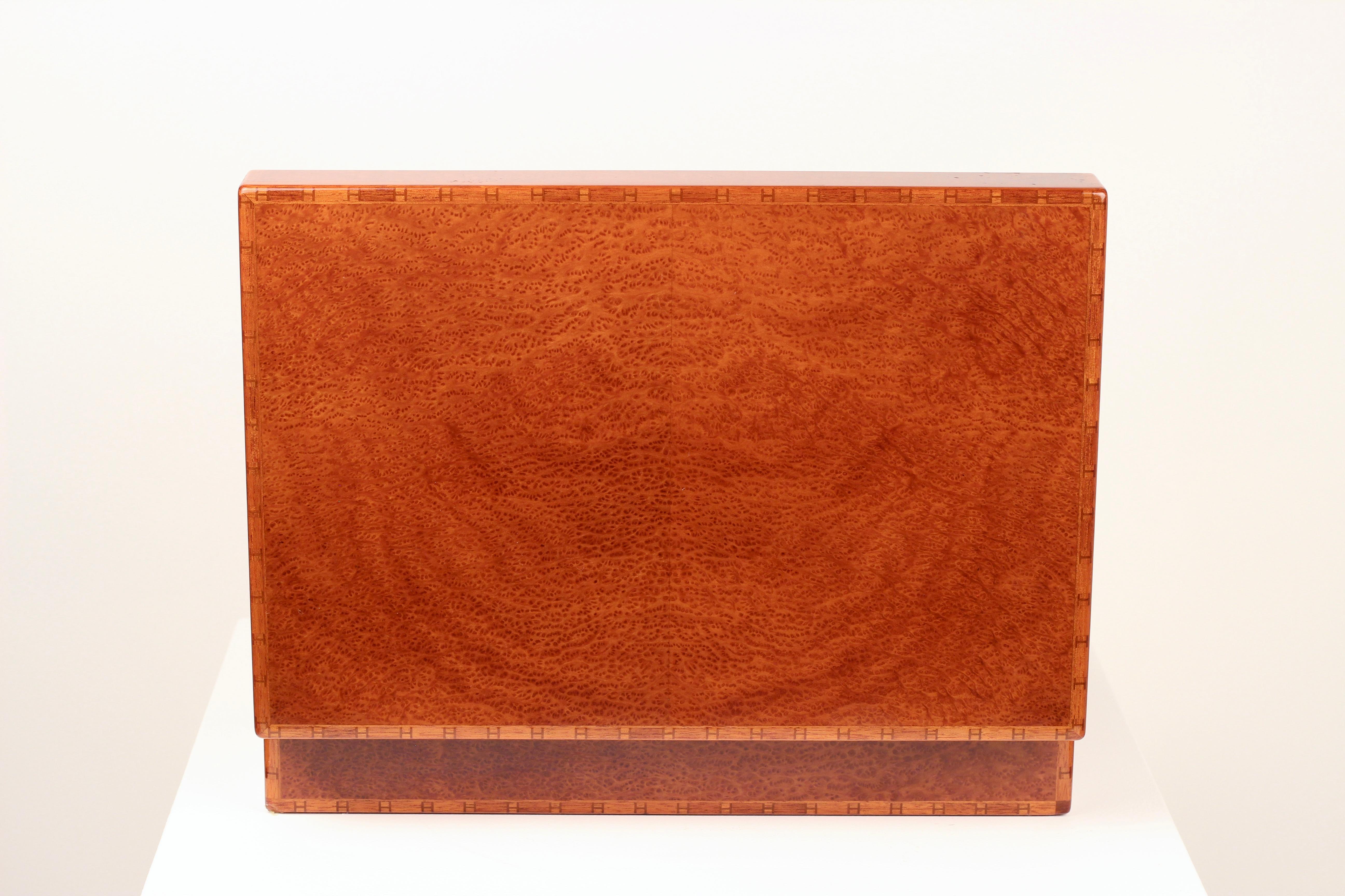 Hermès Paris Mahagoni Briefpapier / Korrespondenzkasten, 1988 im Angebot 7
