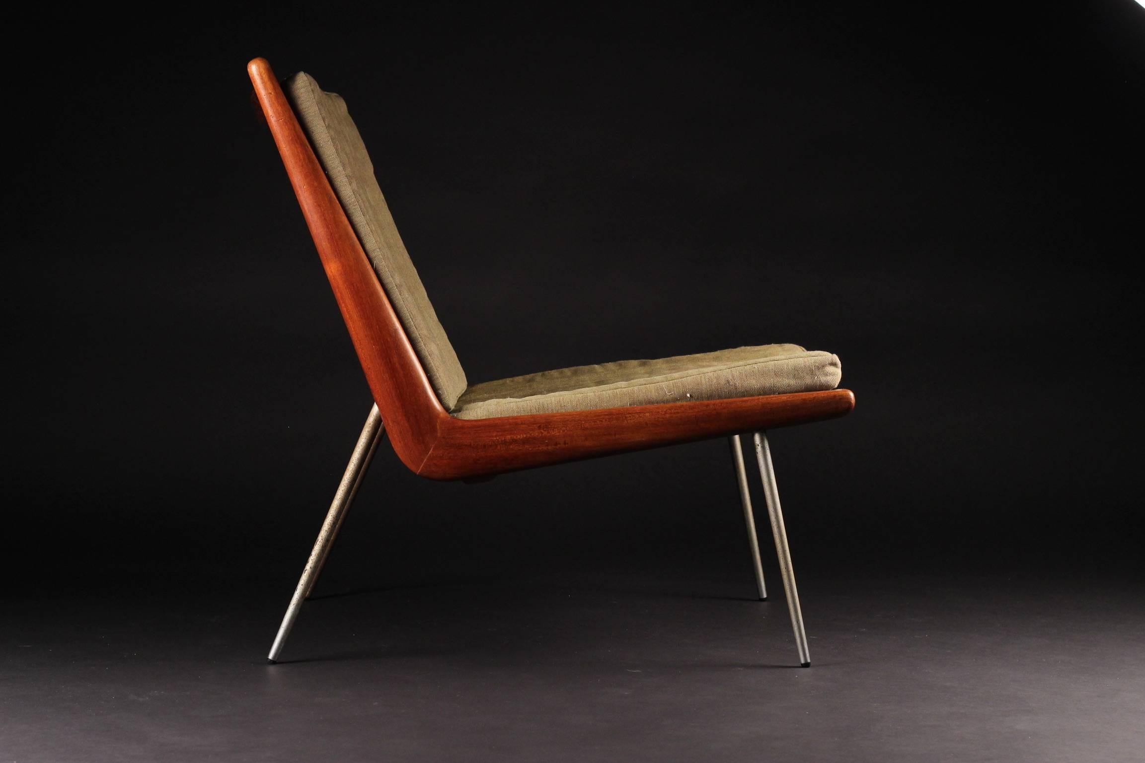 Mid-Century Modern Peter Hvidt & Orla Mølgaard-Nielsen Boomerang Chair