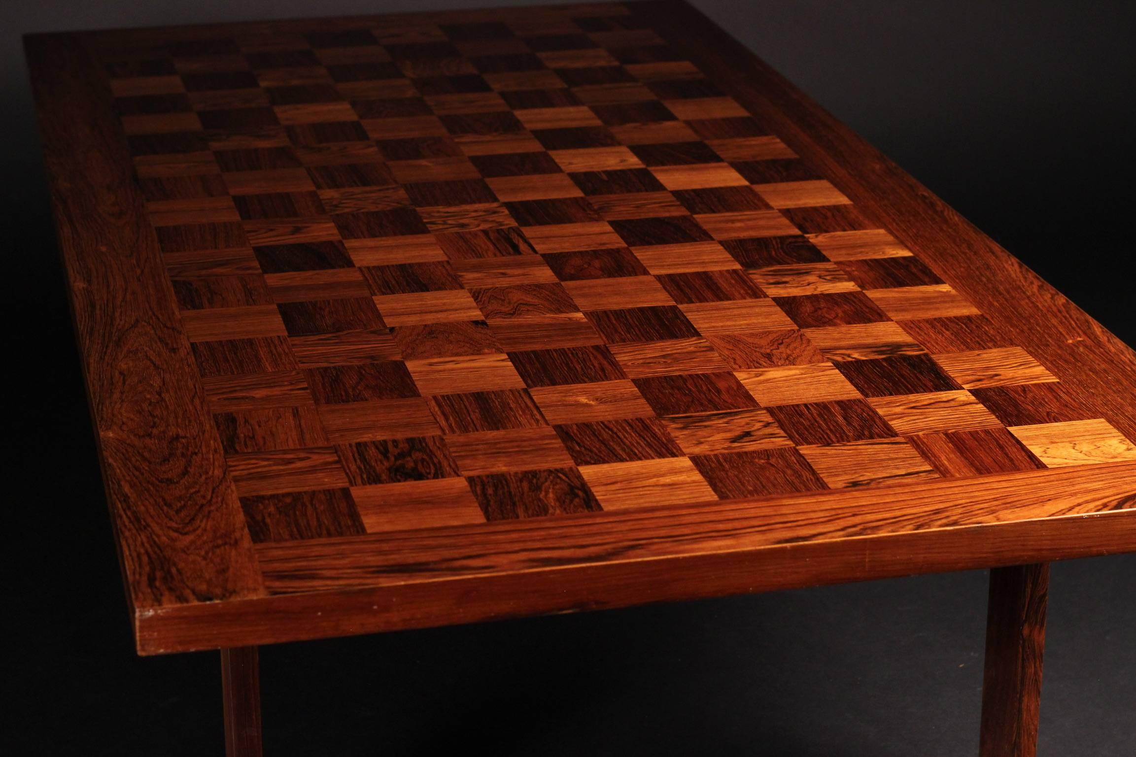 Scandinavian Modern Rosewood Cocktail or Coffee Table Designed by Poul Cadovius 2