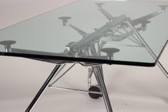 Table de bureau ou de conférence/table Nomos de Sir Norman Foster pour Tecno Nomos, 1987