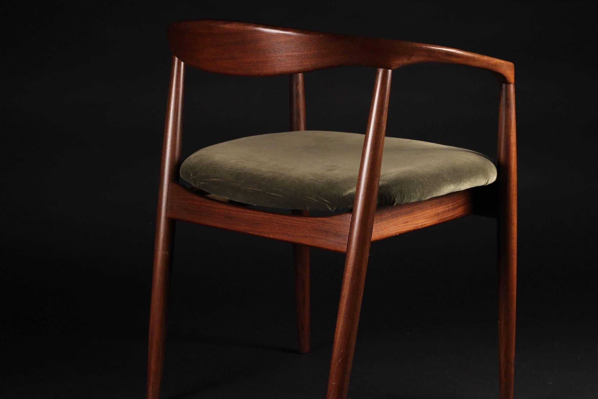 mid century modern teak chair