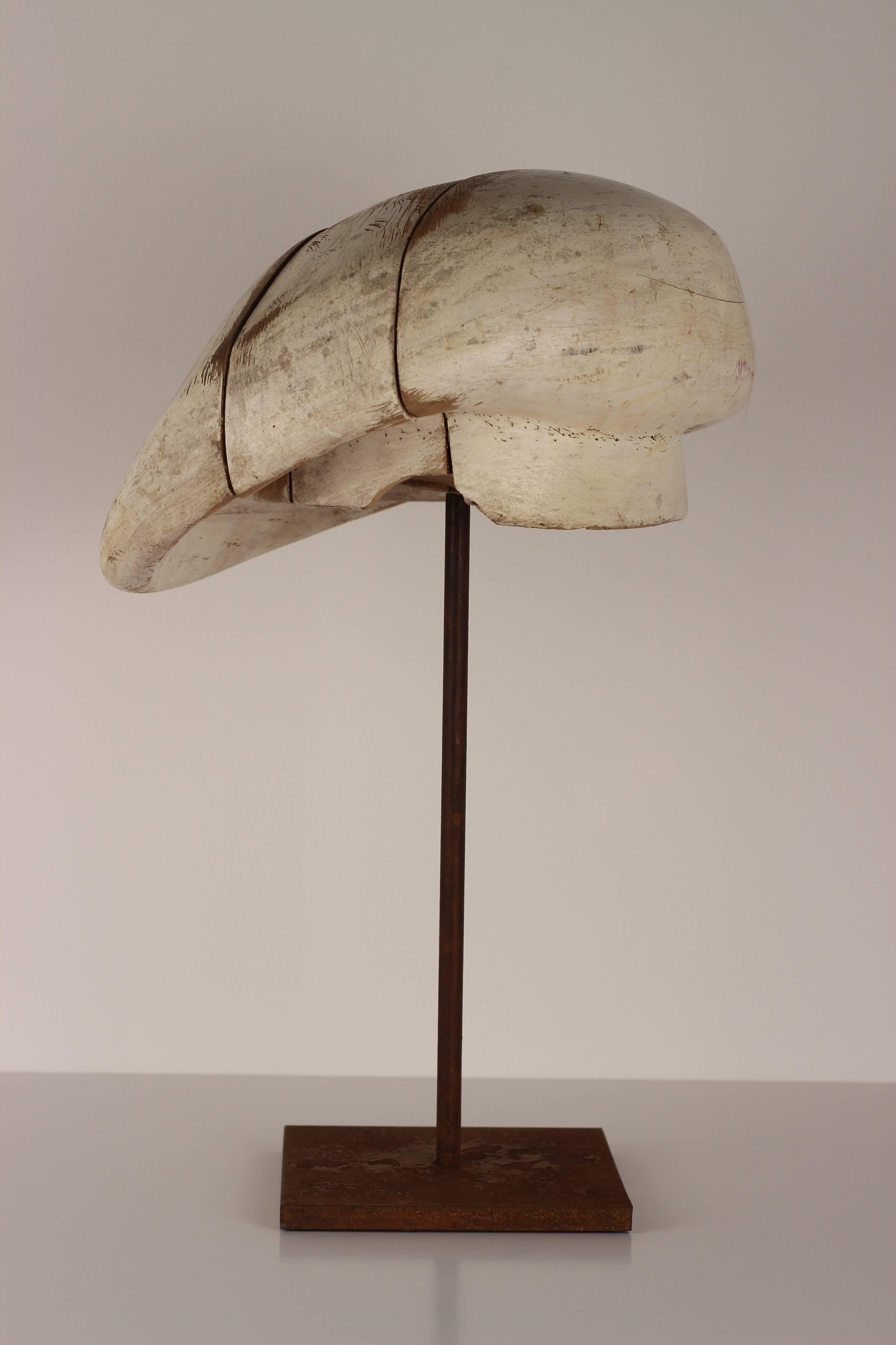 Early 20th Century Milliner hat block from Florence, Italy In Good Condition In London, GB