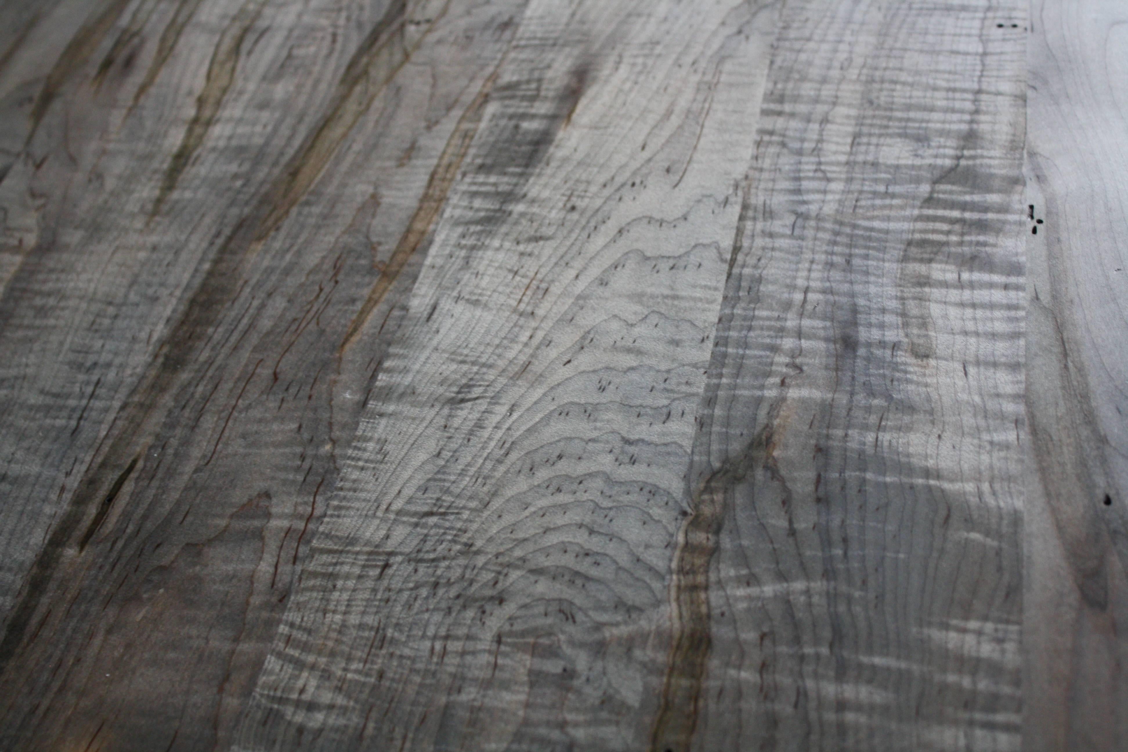 Walking, Handmade Hall Table or Custom Desk in Oxidized Walnut by Laylo Studio For Sale 2