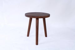 Cherry, Handmade Stool or Side Table with Turned Legs
