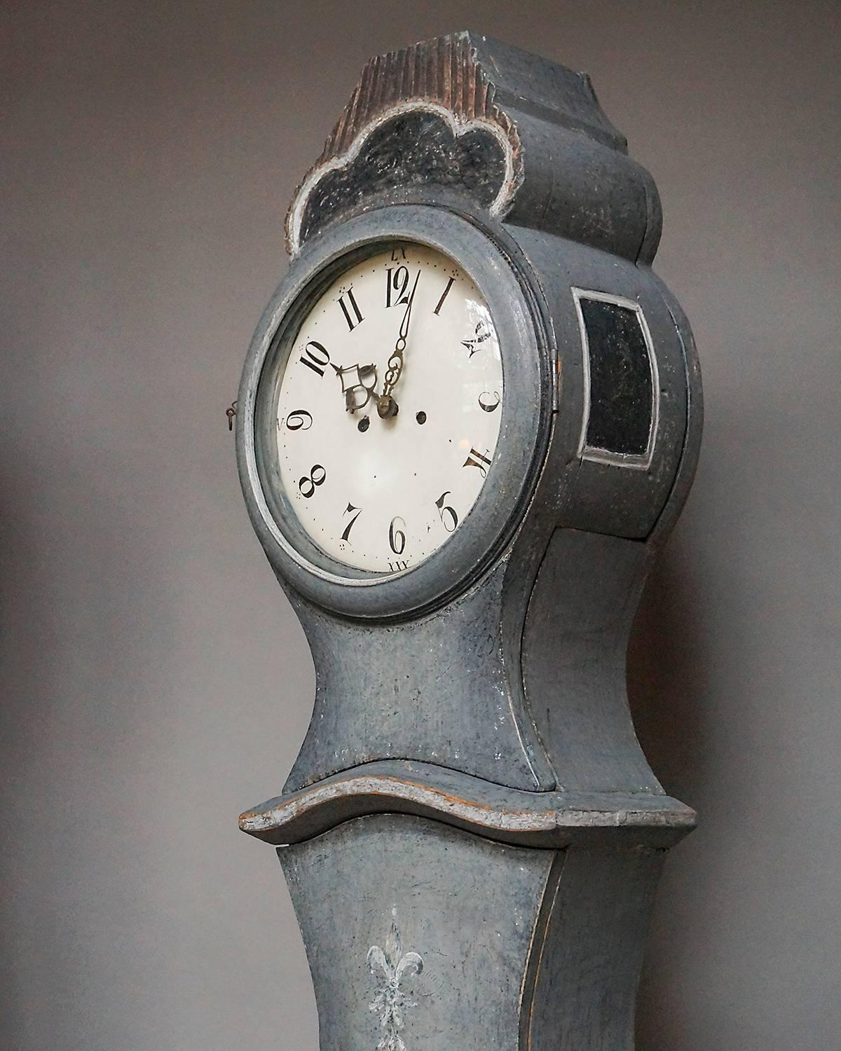 Tall Case Clock by Sven Nilsson Morin In Excellent Condition In Great Barrington, MA