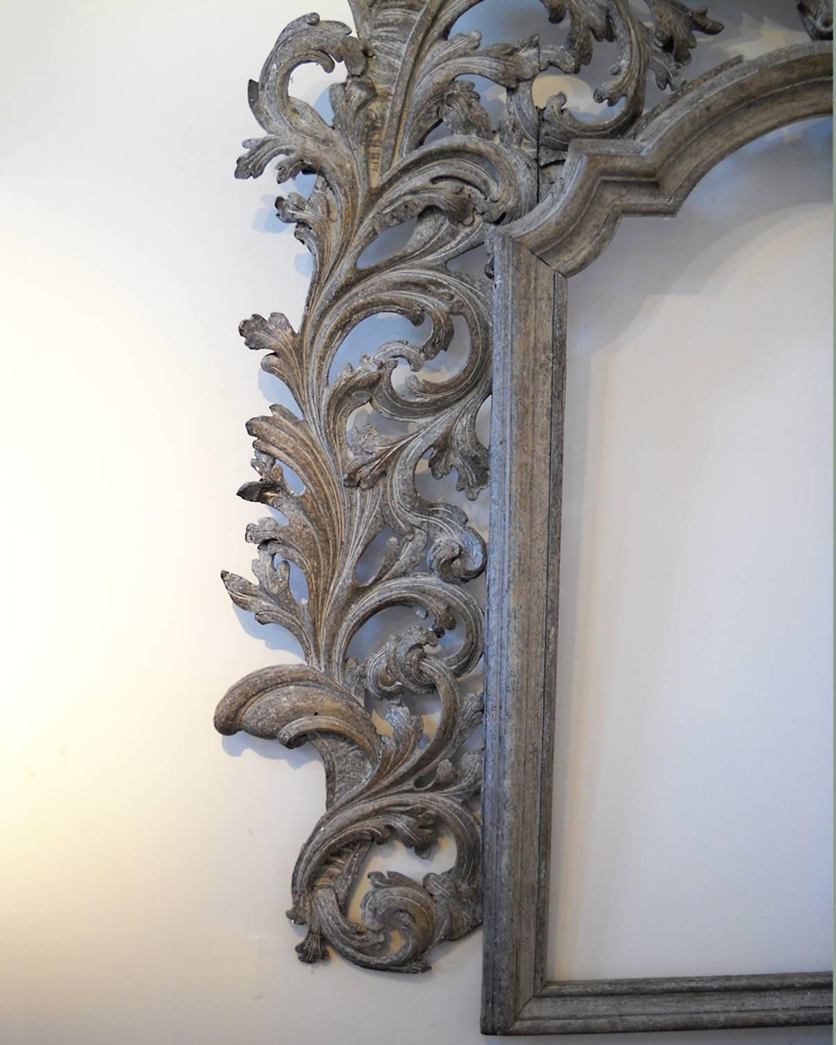 Monumental Carved Baroque Frame For Sale at 1stDibs