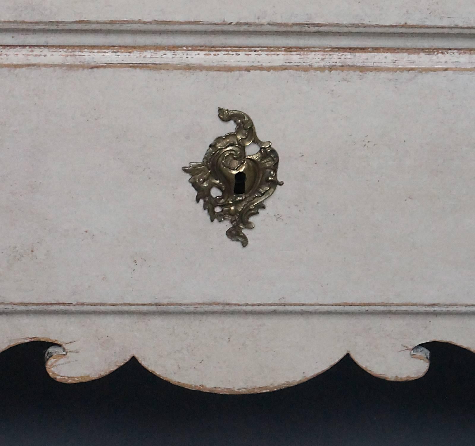 18th Century Period Baroque Cabinet with Original Hardware