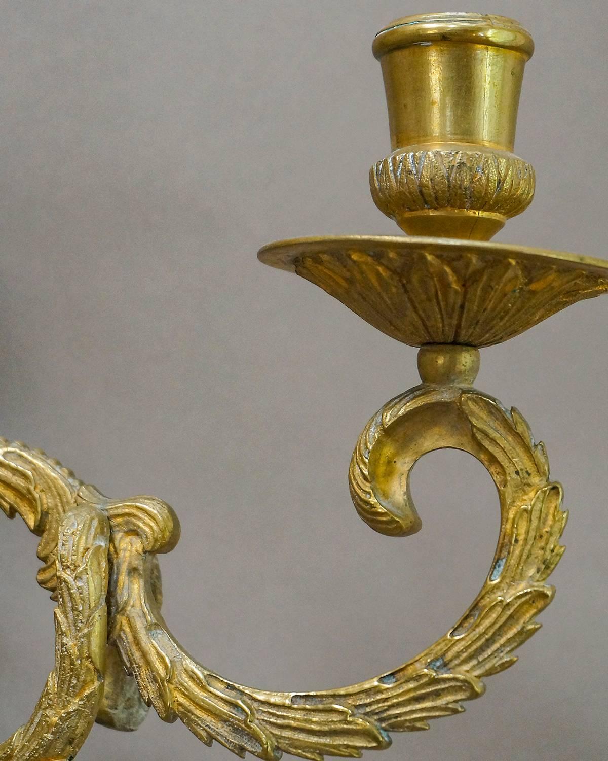 Pair of Period Gustavian Sconces In Excellent Condition For Sale In Great Barrington, MA