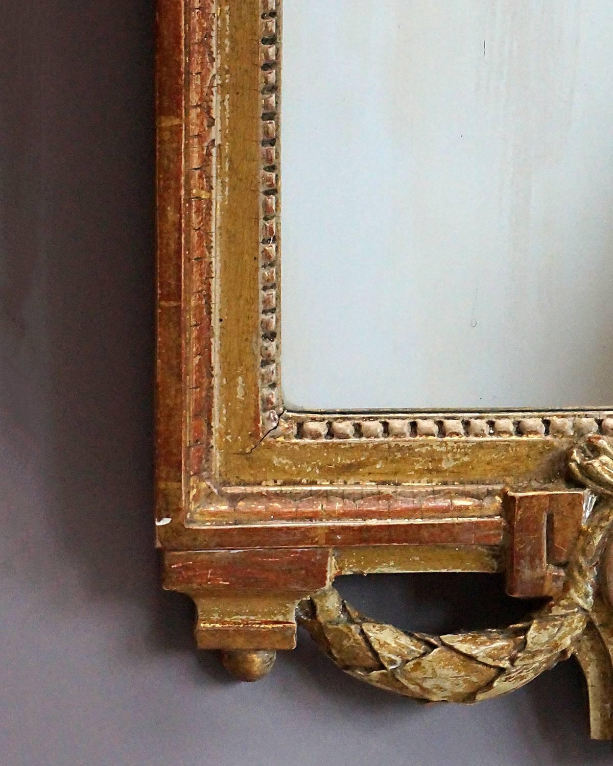 Period Gustavian Mirror by Johan Åkerblad In Excellent Condition In Great Barrington, MA