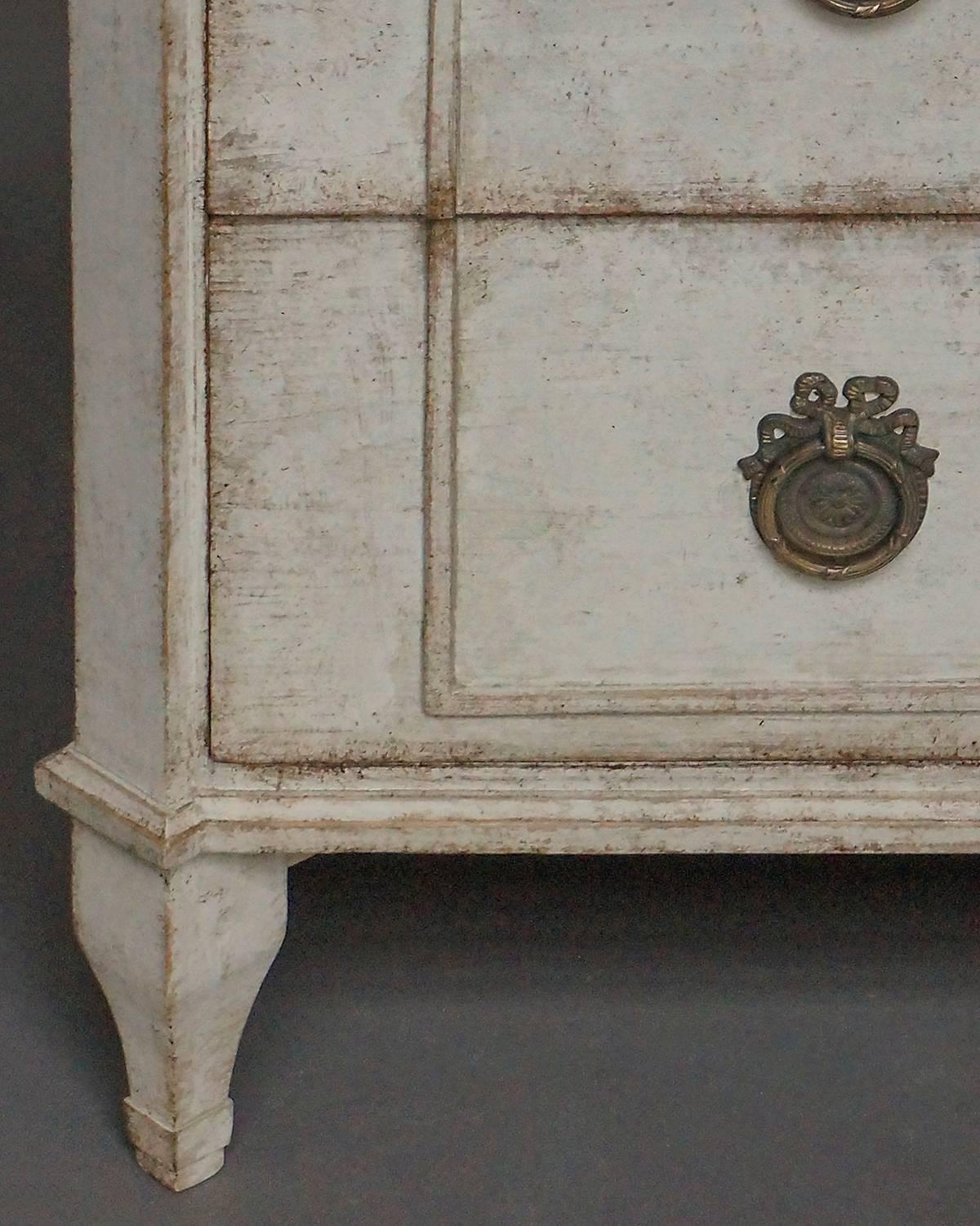 19th Century Beautifully Detailed Swedish Neoclassical Chest of Drawers