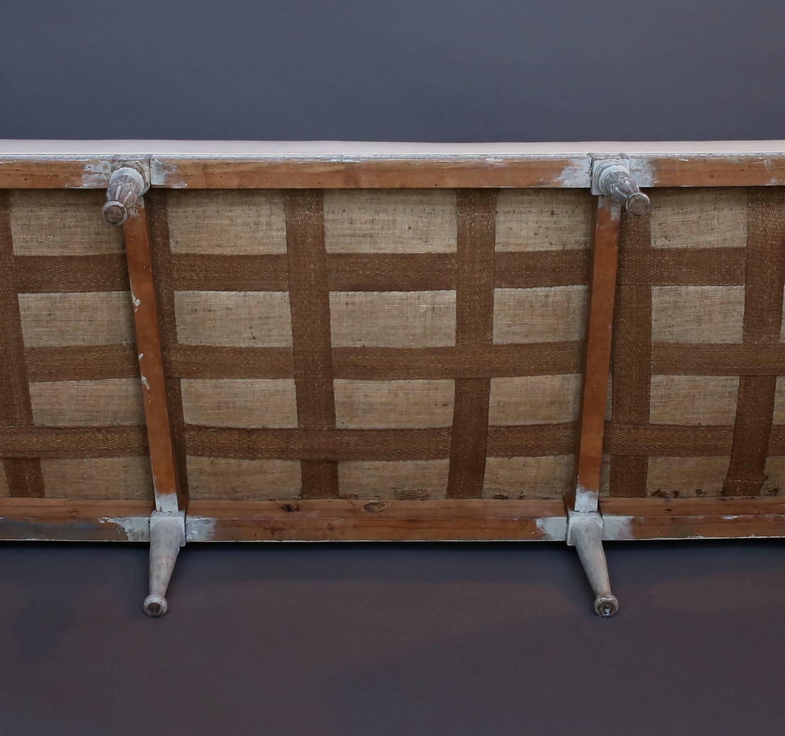 Upholstery Period Gustavian Sofa Bench