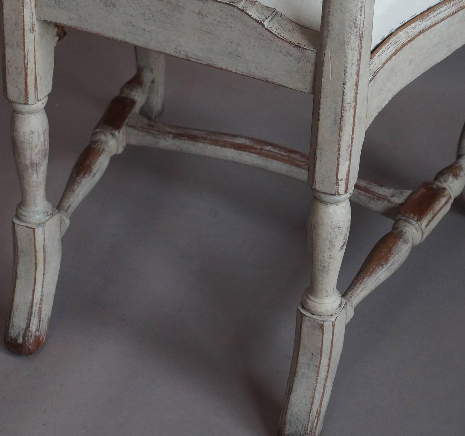 Set of Four Rococo Style Dining Chairs 2