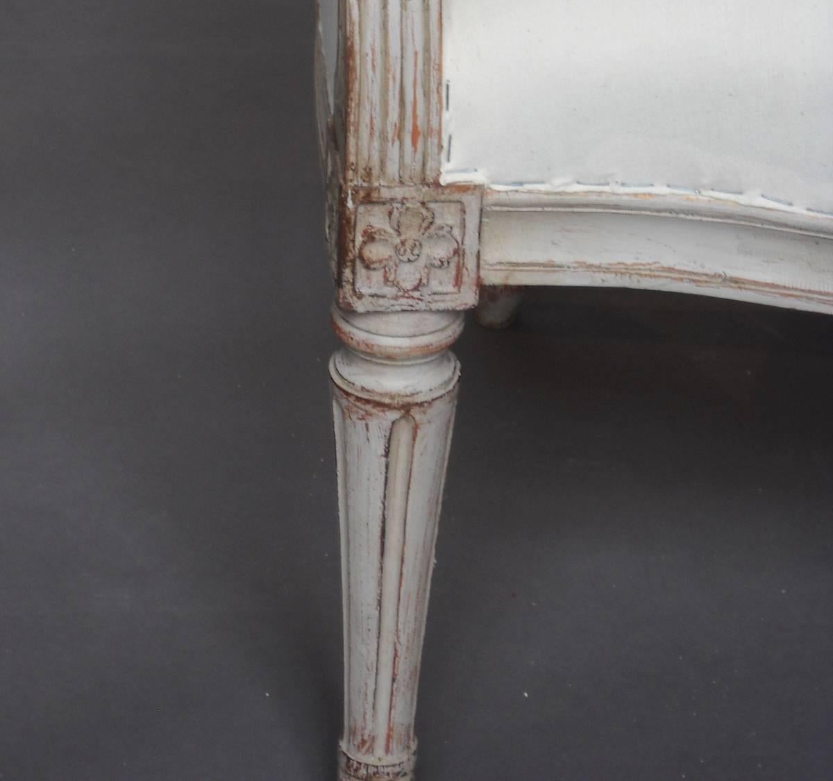 19th Century Pair of Gustavian Style Armchairs