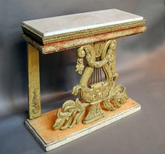 Table console de style gustavien tardif