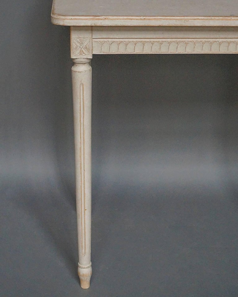 Pair of Simple Gustavian Style Side Tables at 1stDibs