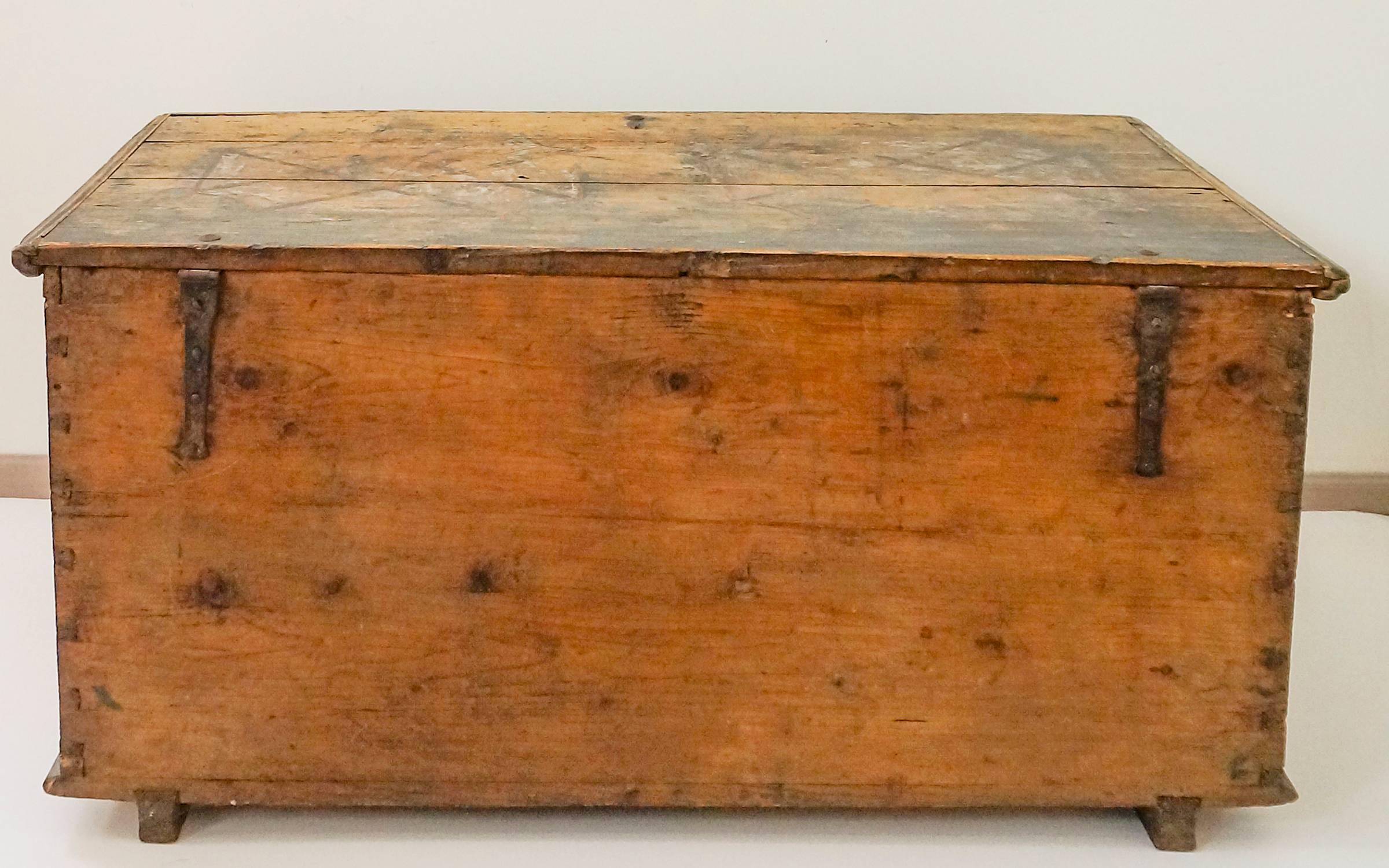 Pine Early Tyrolean Hope Chest