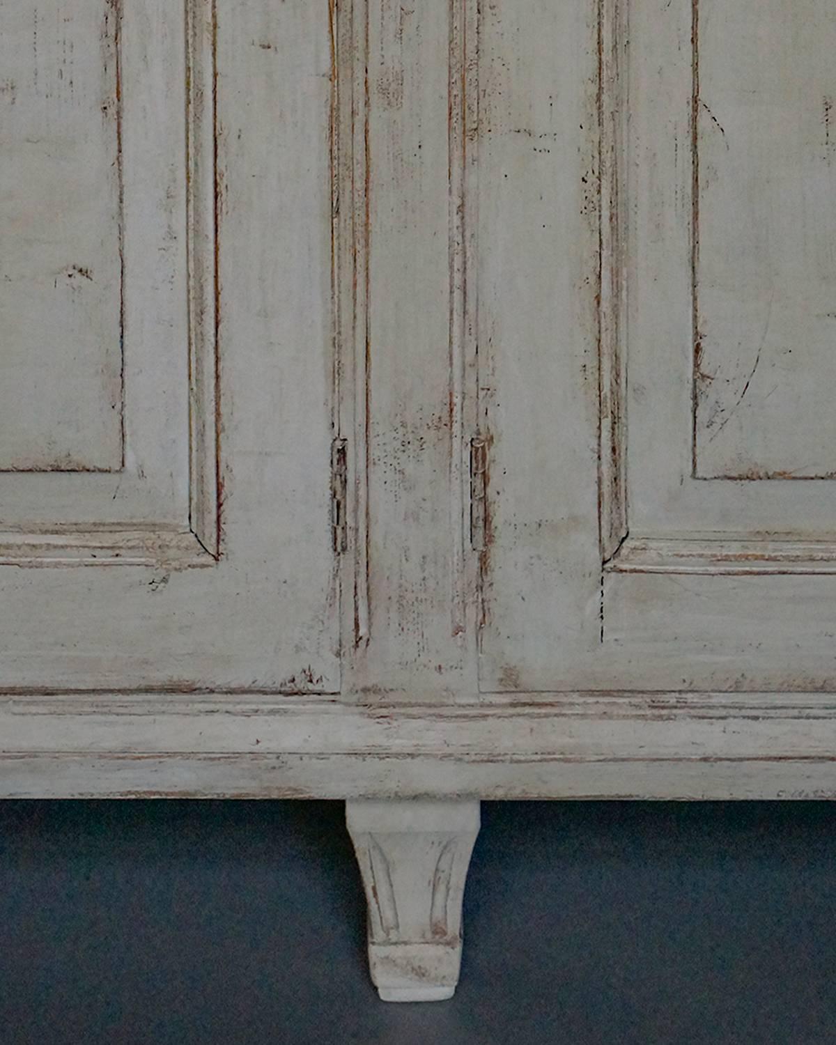 Wood Four-Door Swedish Sideboard