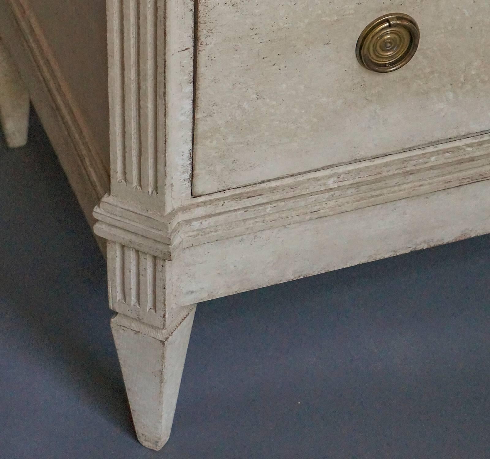 Pair of Gustavian Style Two-Drawer Chests 1