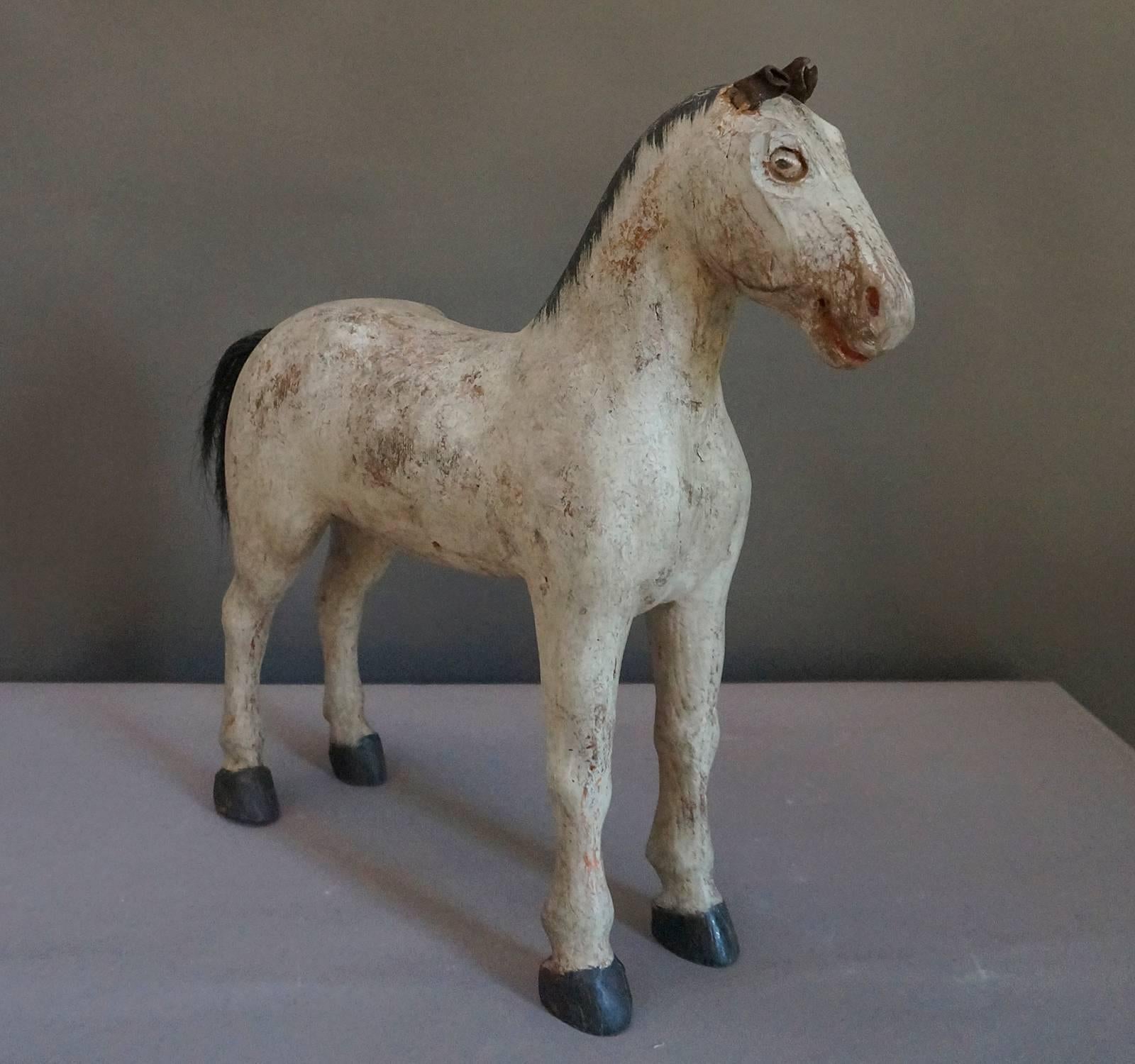 Swedish Toy Horse from the Gemla Factory In Good Condition In Great Barrington, MA