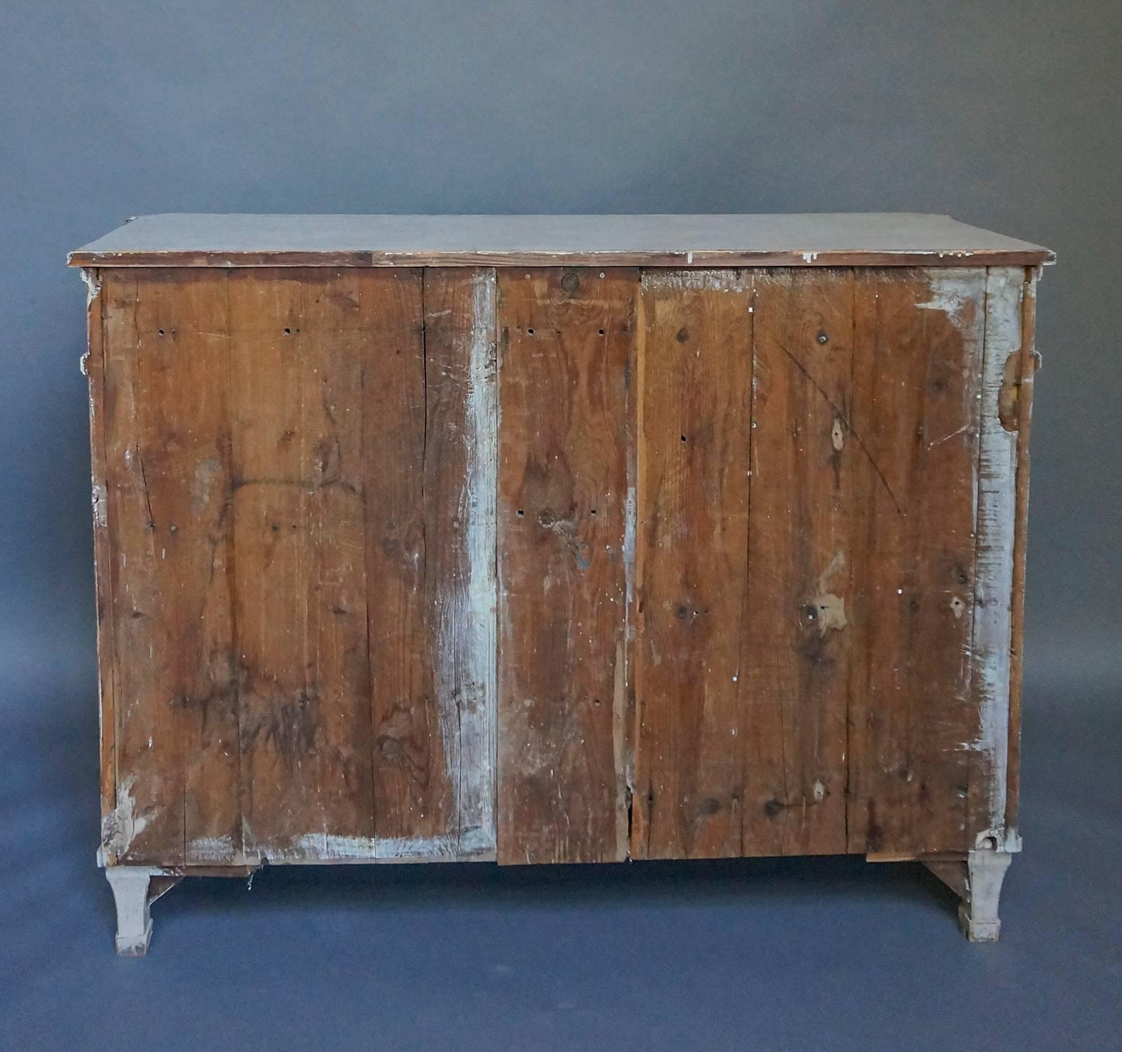 19th Century Gustavian Style Sideboard with Reeded Detail