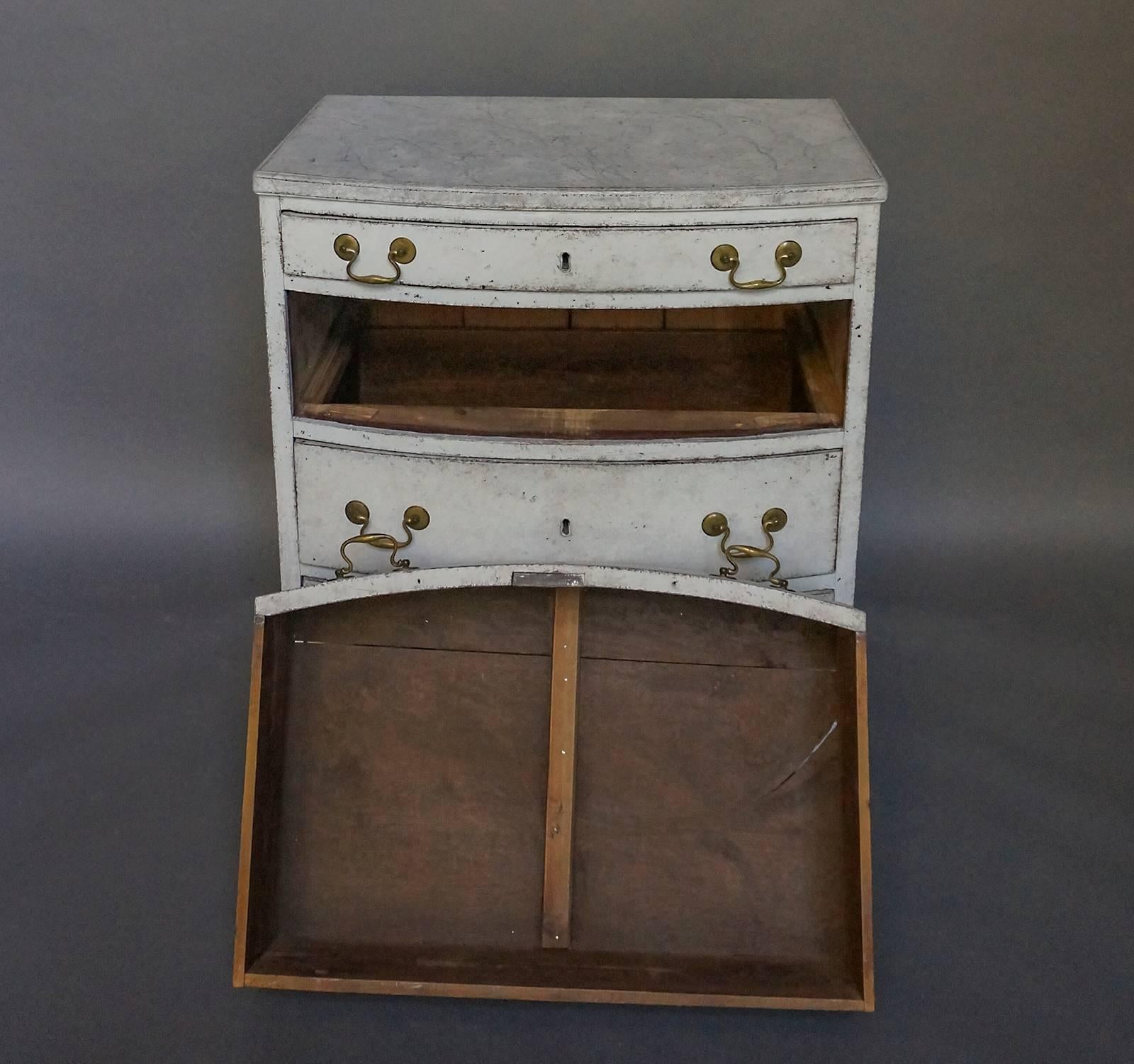 swedish bow front chest