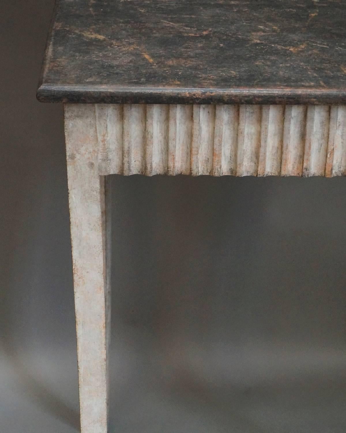 19th Century Swedish Table in the Gustavian Style