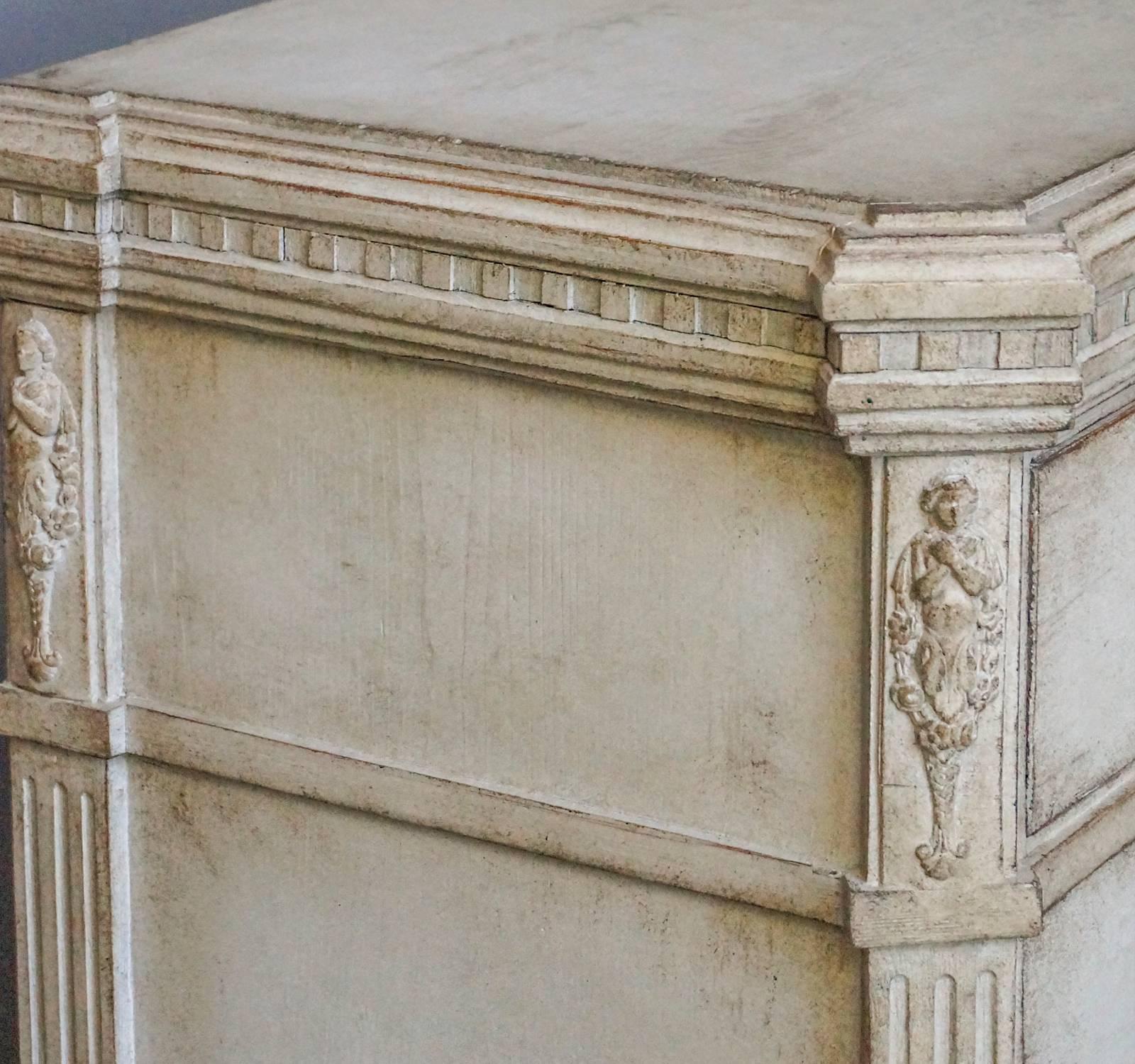 Hand-Carved Period Neoclassical Commode