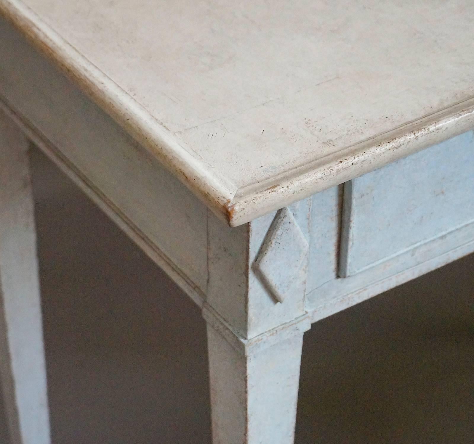 Painted Late Gustavian Tray Top Table