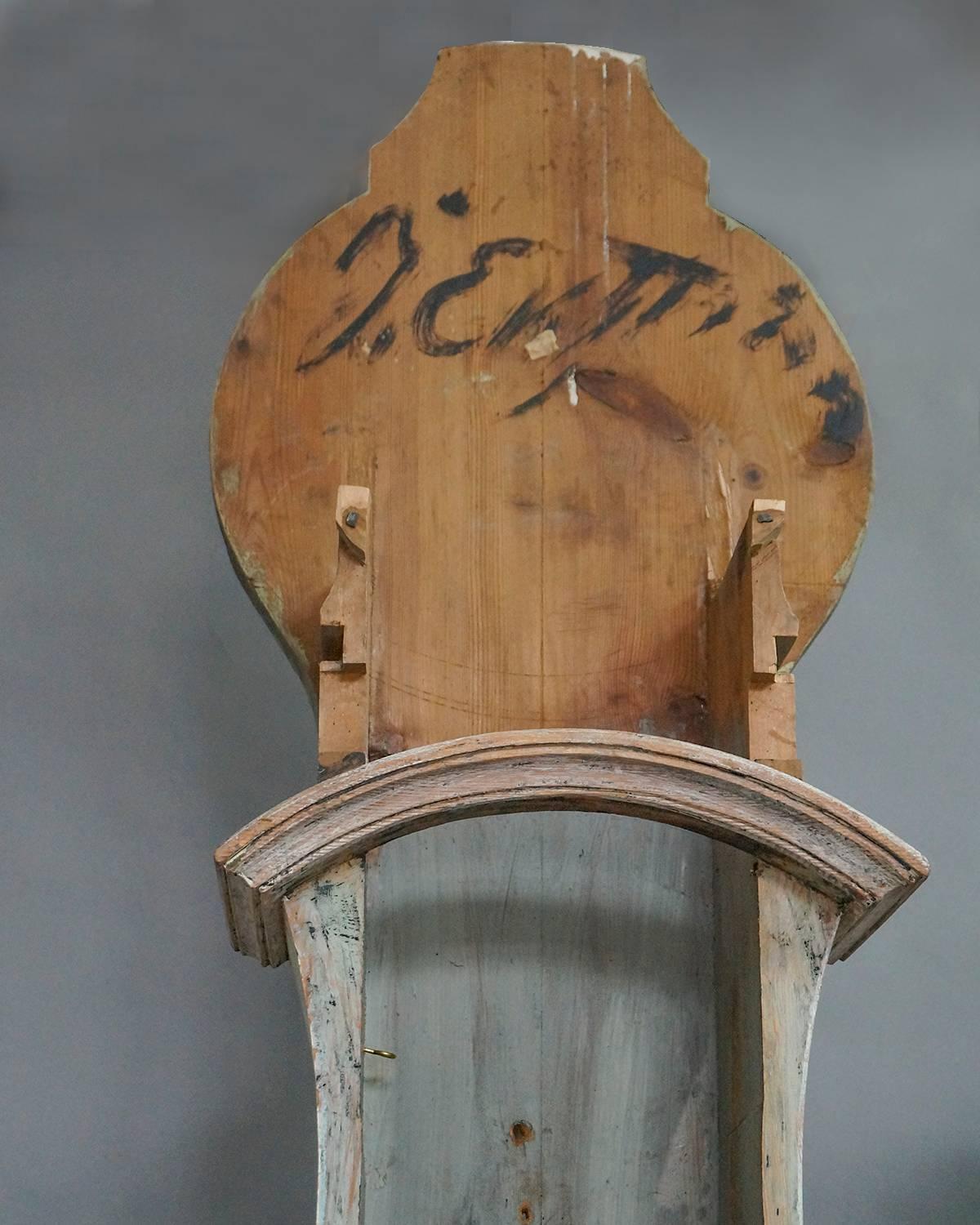 Wood Mora Clock in Original Paint