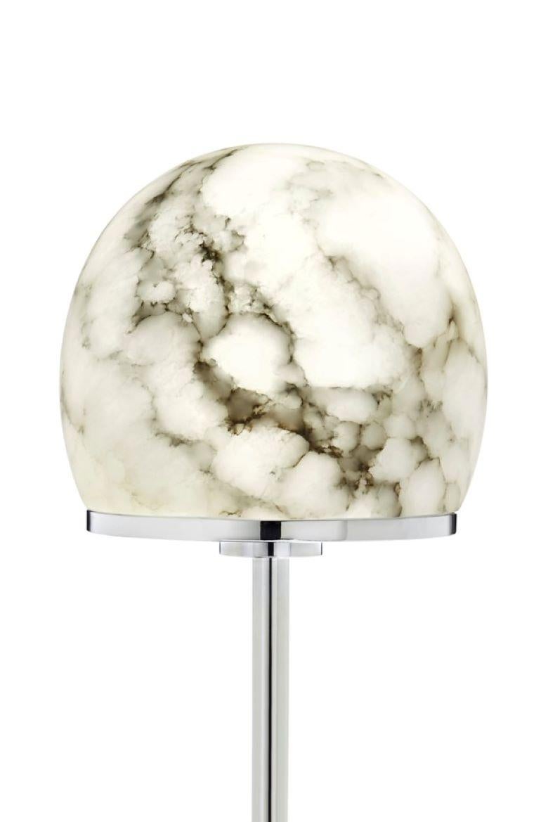Other Tartufo Small Lamp Alabaster and Silver - In Stock For Sale