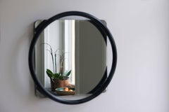 Vima Mirror, 21th Century Contemporary Style Bauhaus Steel Tube Modernist Mirror