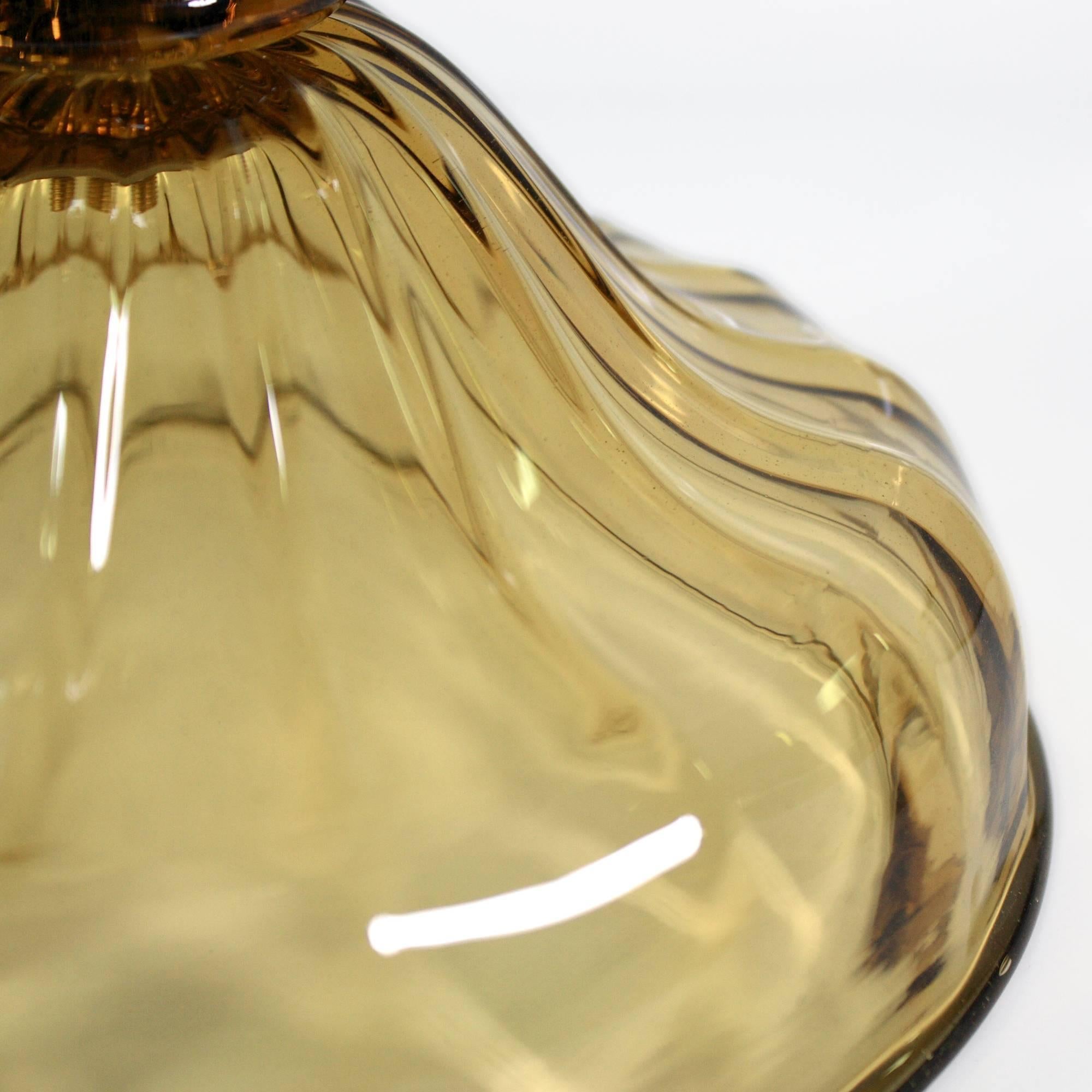 Italian Pair of Contemporary Made in Venice Murano Glass 