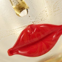 Contemporary Murano Artistic Glass Vase Inspired to Picasso