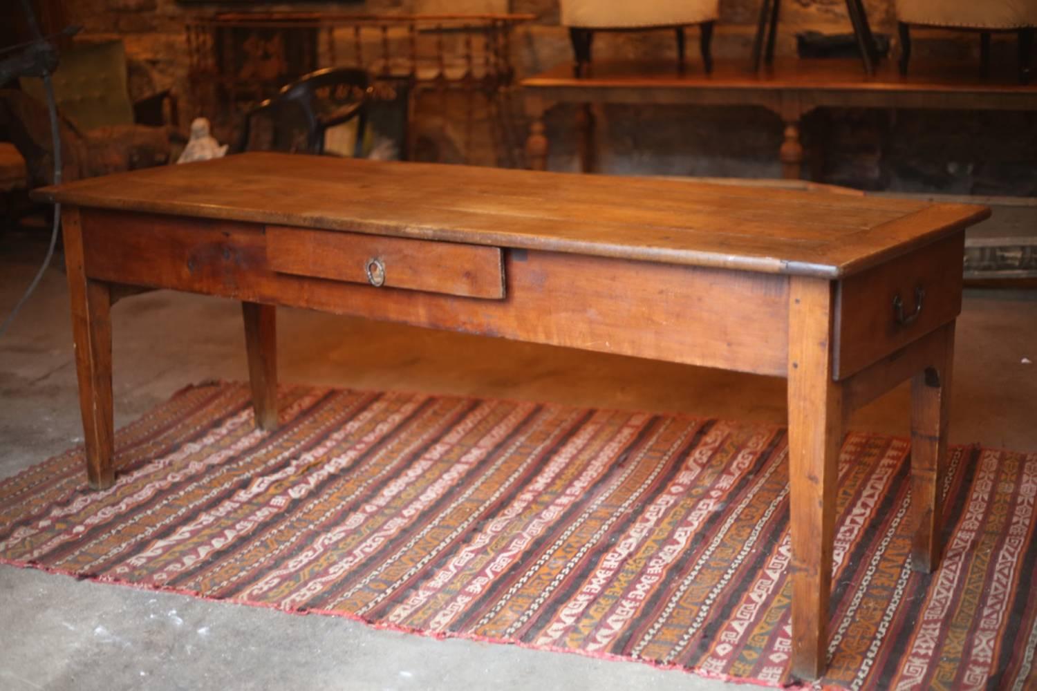 Large Oak 19th Century French Farmhouse Table 4