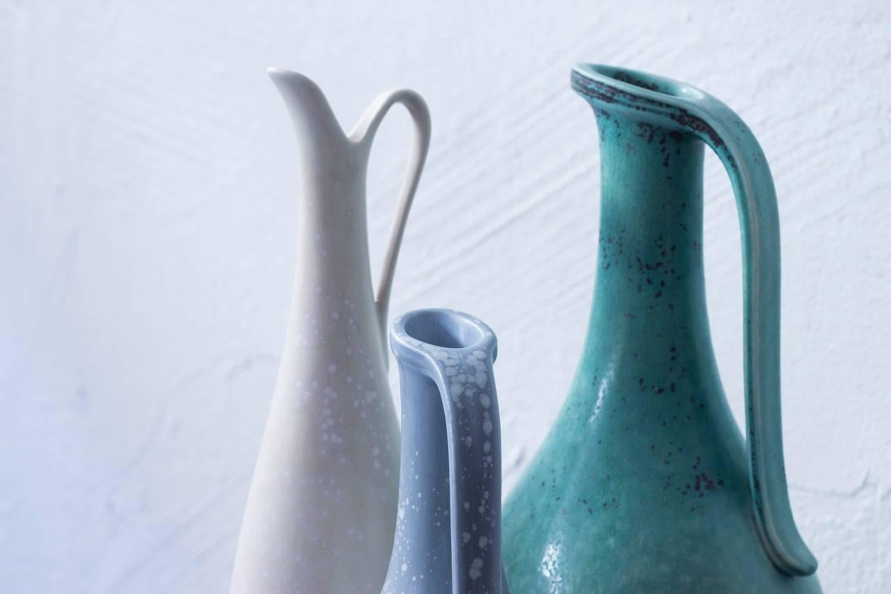 Swedish Stoneware Vases by Gunnar Nylund for Rörstrand, Sweden