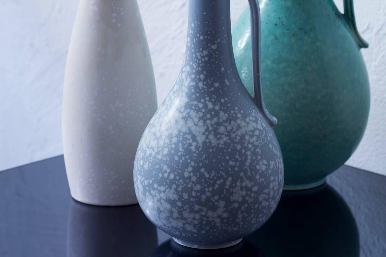 Stoneware Vases by Gunnar Nylund for Rörstrand, Sweden In Excellent Condition In Stockholm, SE