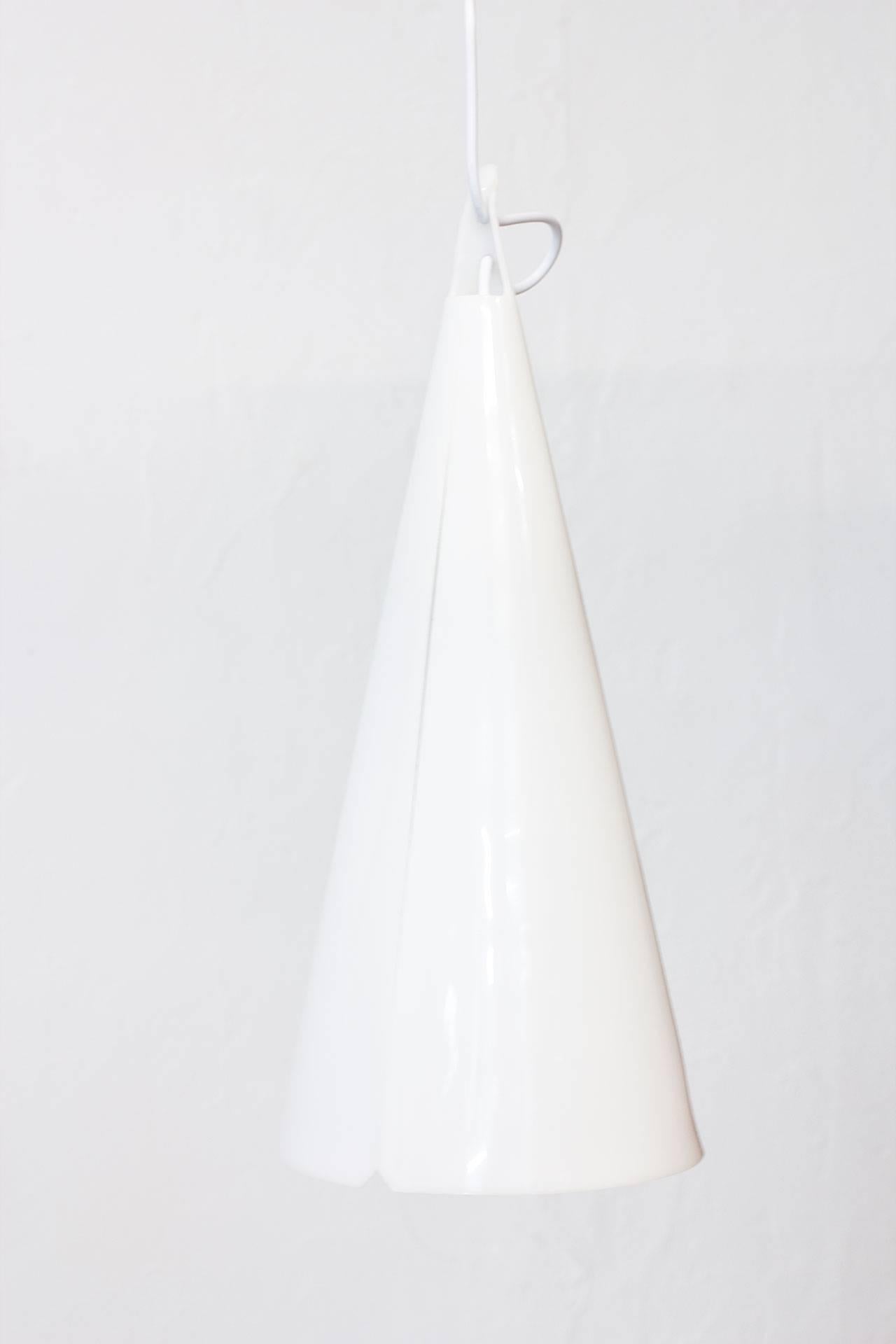 Scandinavian Modern Hans Bergström Acrylic Lamp Model Struten Produced by Ateljé Lyktan, Sweden