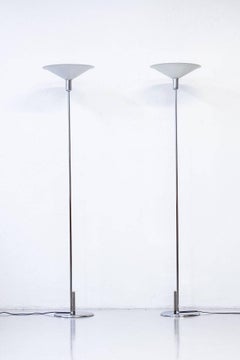 Pair of Uplight Post Modern Floor Lamps by Lindau & Lindekrantz, Sweden, 1970s