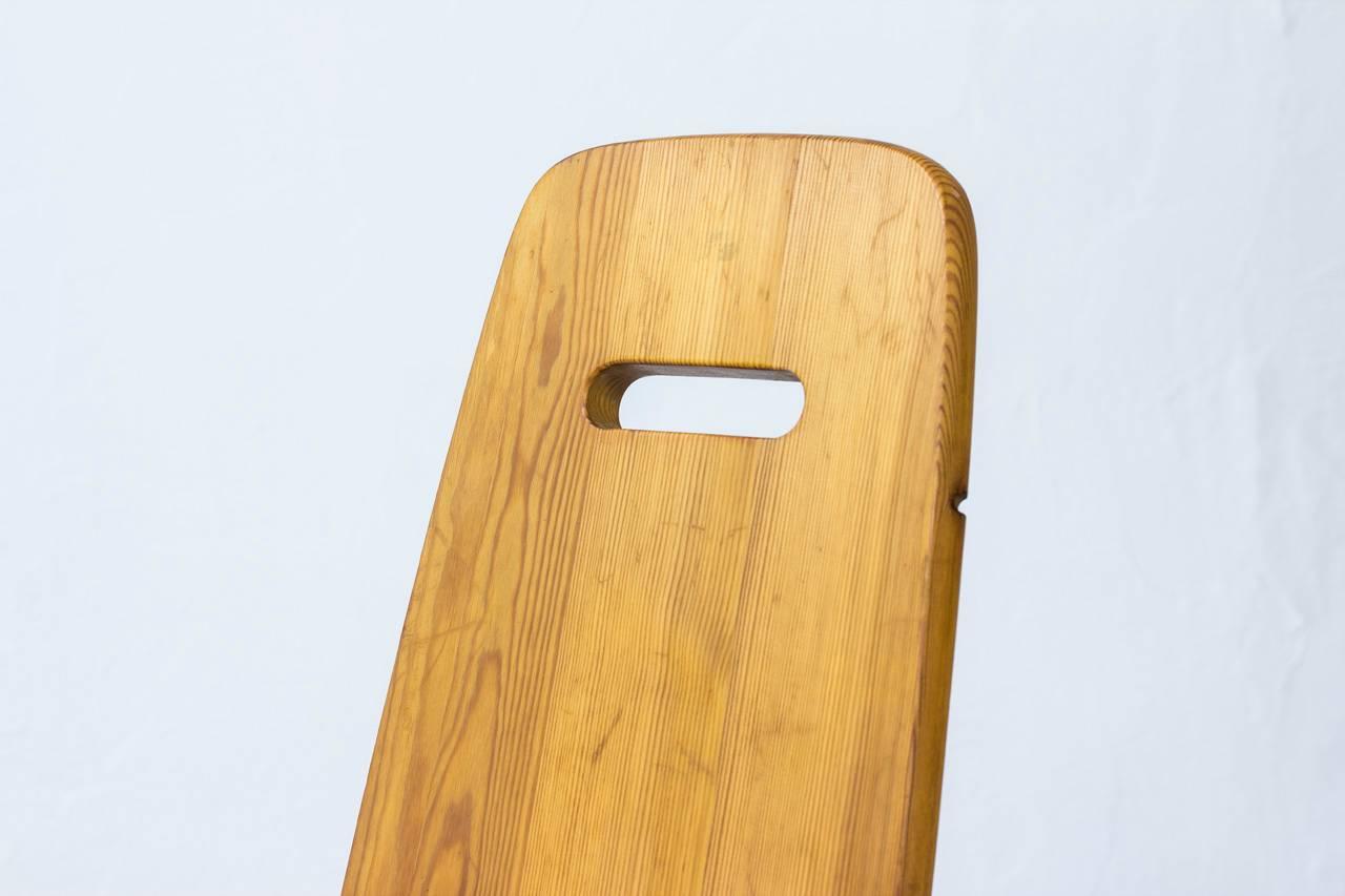 Mid-20th Century Set of Scandinavian Pine Chairs 