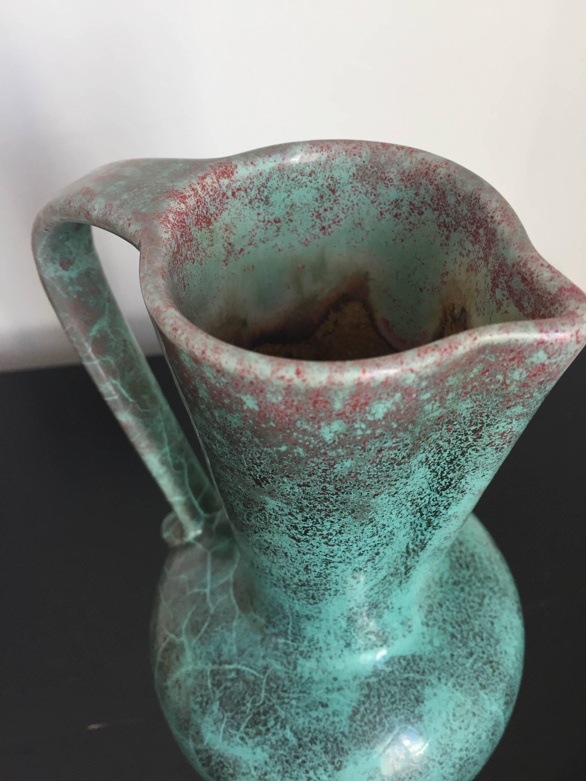 Terracotta Richard Uhlemeyer Vaso e vaso in ceramica tedesca Greene & Greene in vendita