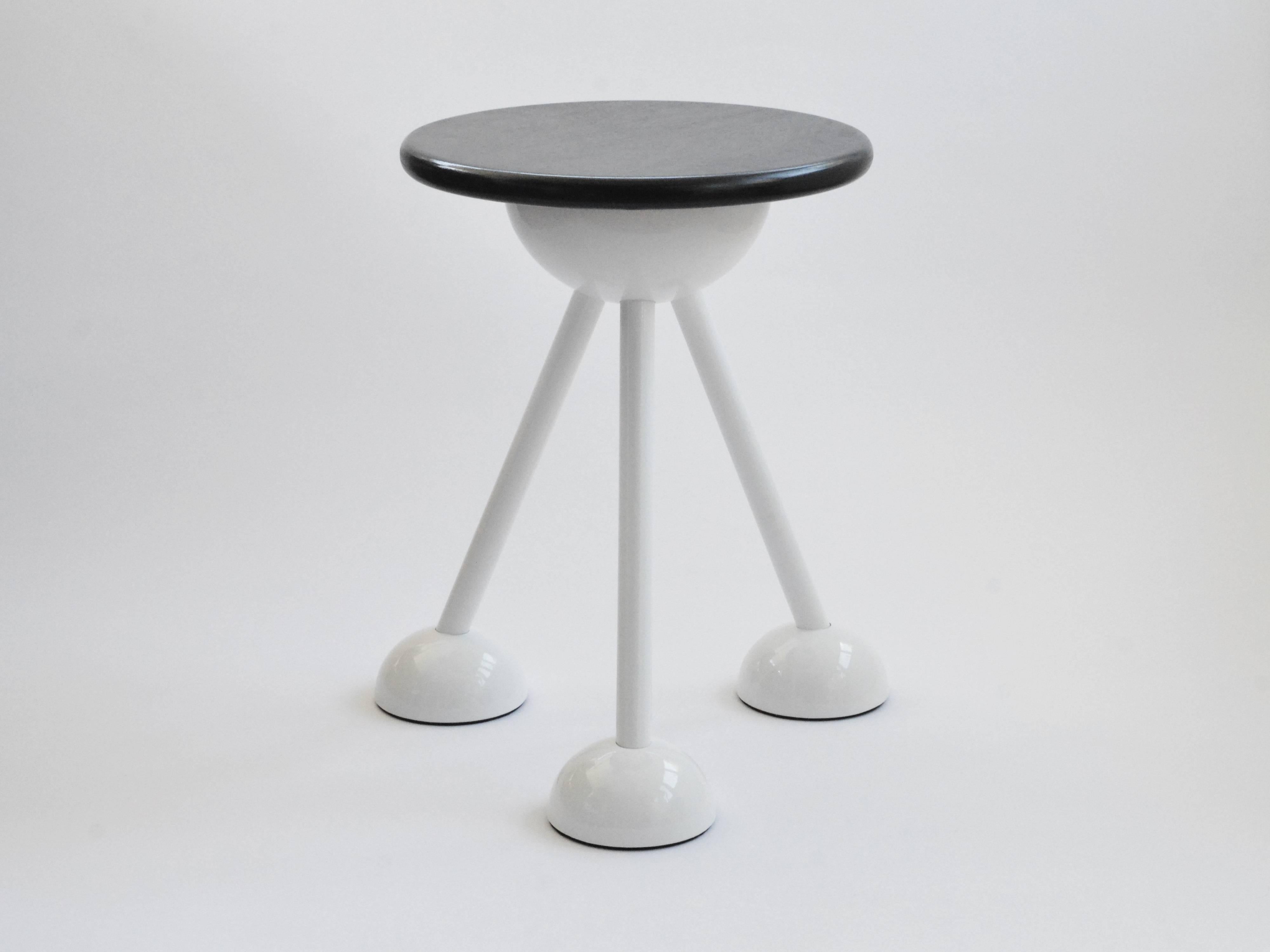 British Contemporary Saturn Tripod Table by Connor Holland in Powder-Coated Steel For Sale