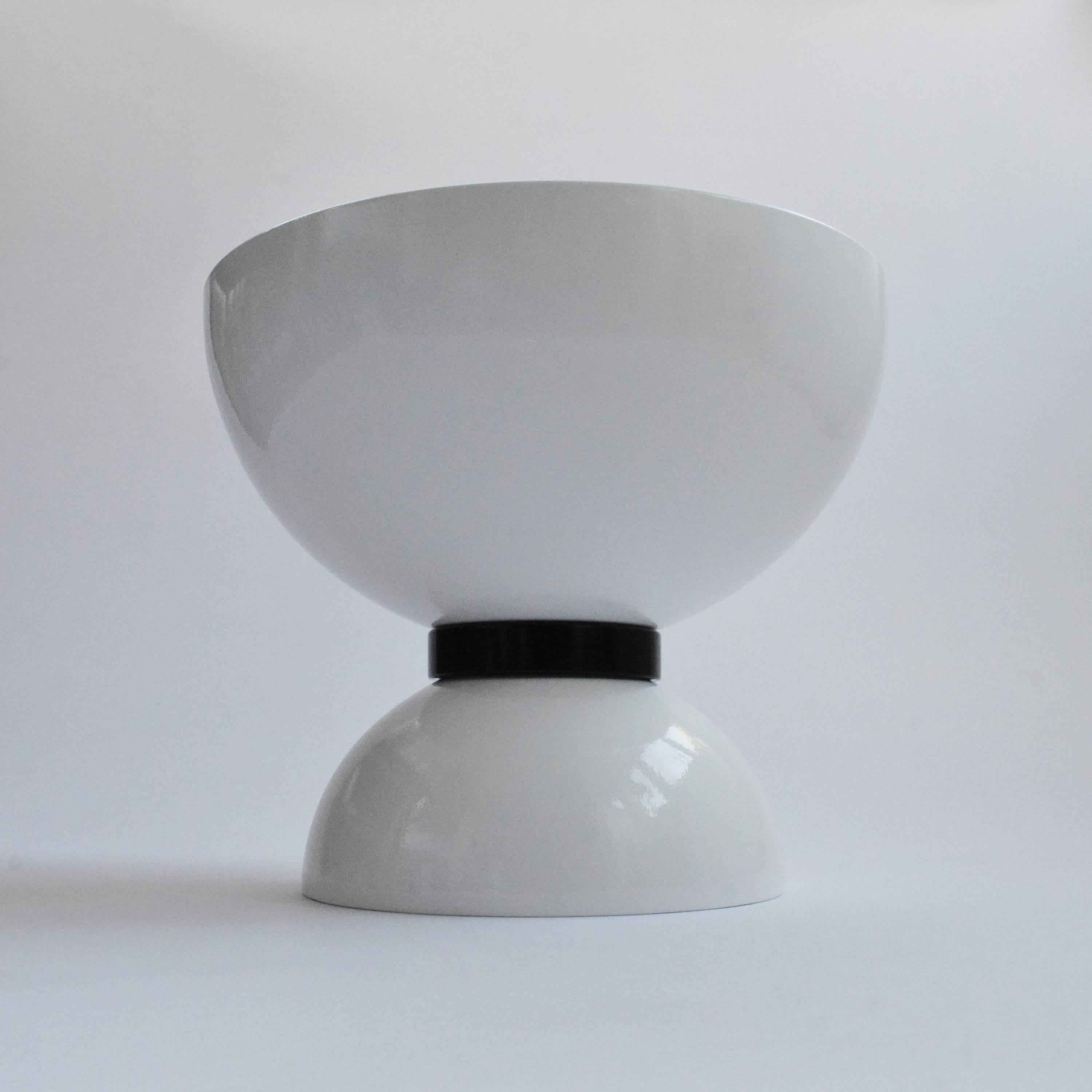 Space Age Contemporary Titan Bowl by Connor Holland in Powder-Coated Steel For Sale